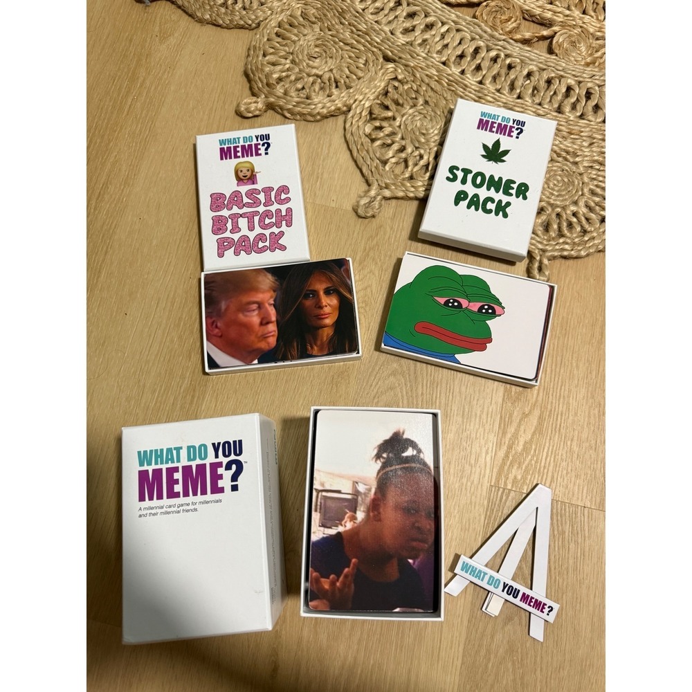 What Do You Meme? Core Game Bundle with Stoner Pack & Basic B Expansions